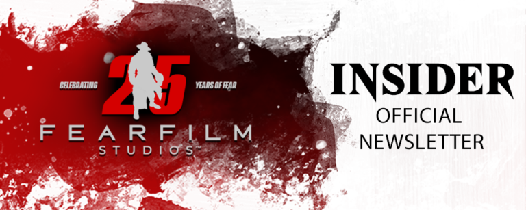 FEAR FILM Studios INSIDER Newsletter logo