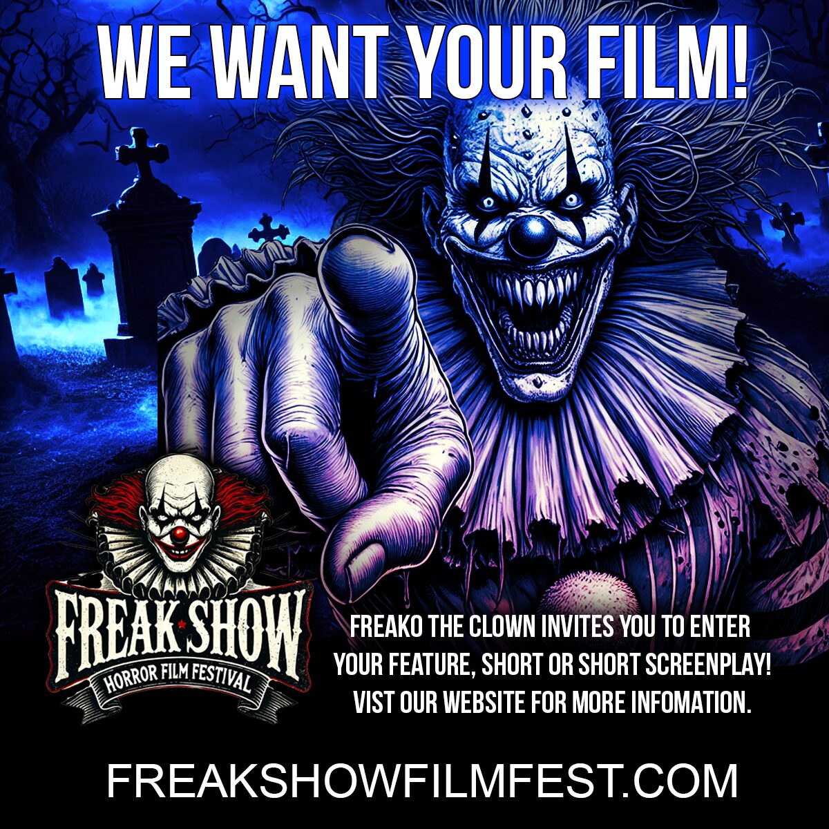 FREAK SHOW Horror Film Festival Ad